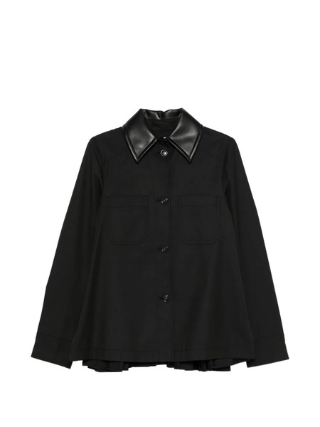  Sportmax Boxy Collar Jacket - Black 