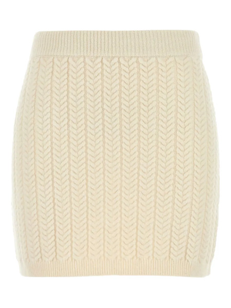 Sportmax Cable-knit Miniskirt - Neutrals 