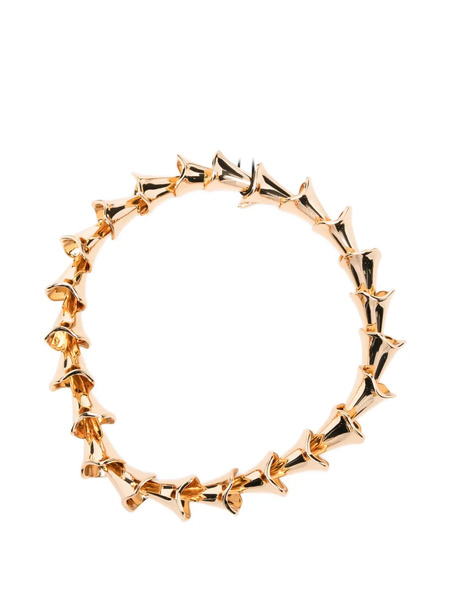  Sportmax Corolla-shaped Necklace - Gold 