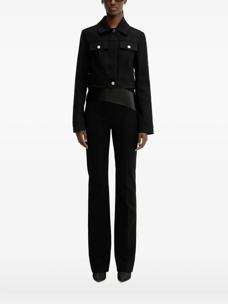  Sportmax Cropped Buttoned Jacket - Black 