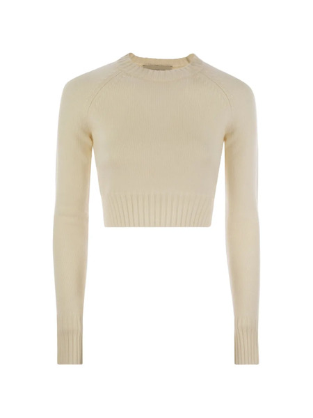  Sportmax Cropped Sweater - Neutrals 