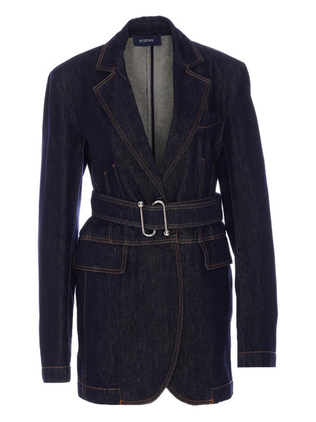  Sportmax Denim Blazer - Blue 