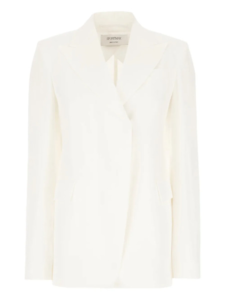  Sportmax Double-breasted Blazer - White 