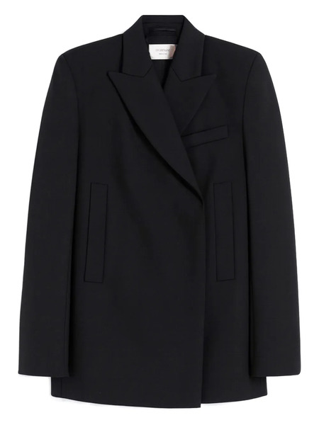  Sportmax Esule Double-breasted Blazer - Black 