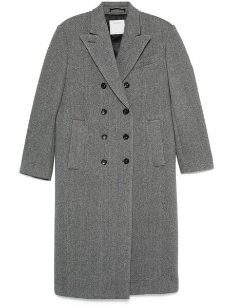  Sportmax Herringbone Coat - Black 
