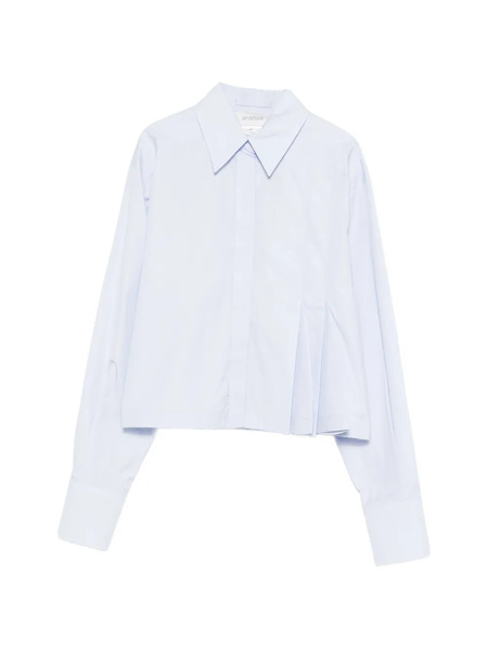  Sportmax Pleated-front Shirt - Blue 