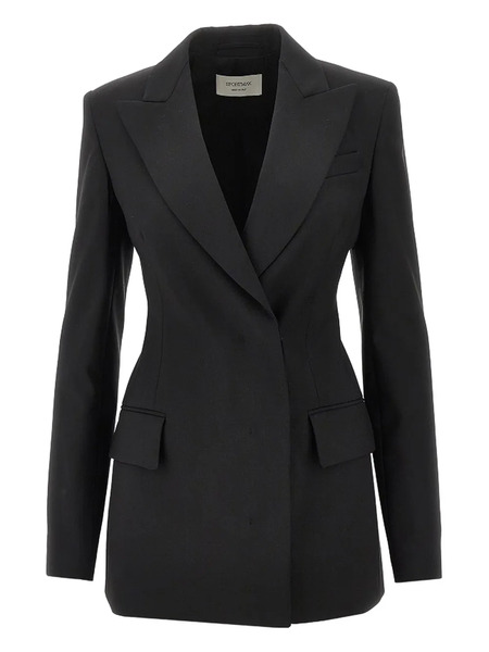  Sportmax Sart Double-breasted Blazer - Blue 