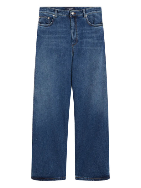  Sportmax Side-pleat Boyfriend Jeans - Blue 