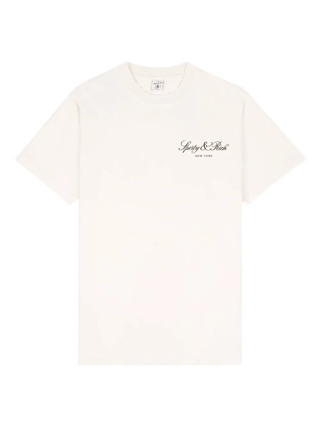  Sporty & Rich Vendome Logo T-shirt - Neutrals 