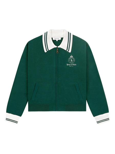  Sporty & Rich Zip-up Jacket - Green 