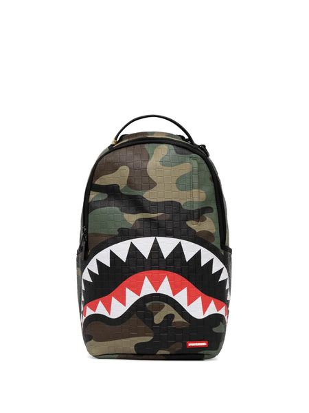  Sprayground Camouflage Shark Backpack - Black 