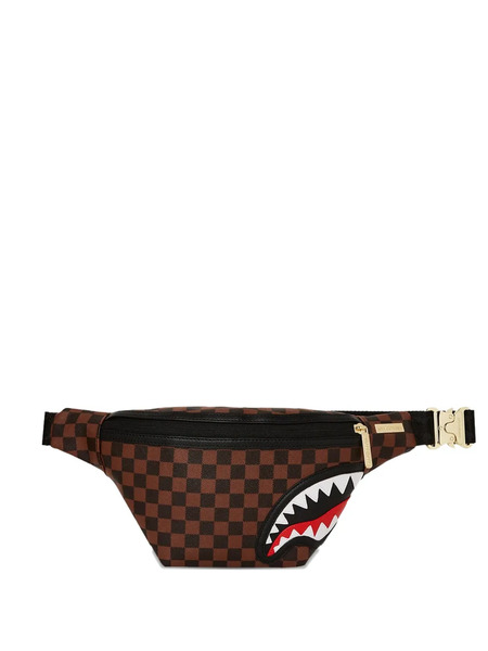  Sprayground Check-pattern Belt Bag - Brown 