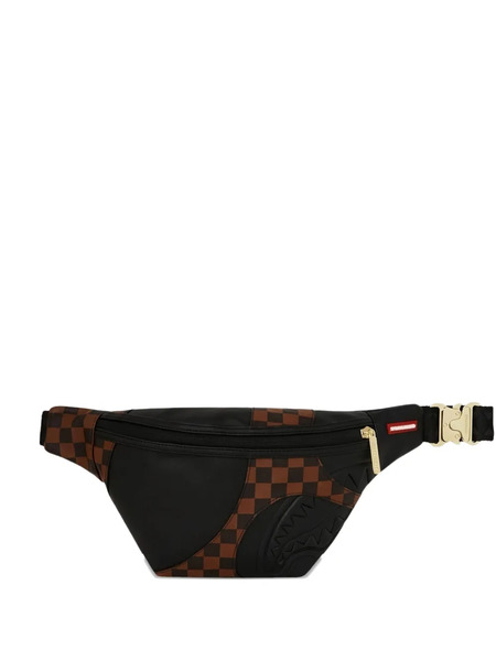  Sprayground Checkerboard-pattern Belt Bag - Black 