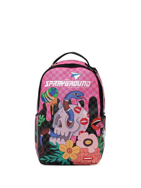  Sprayground Graphic-print Backpack - Pink 