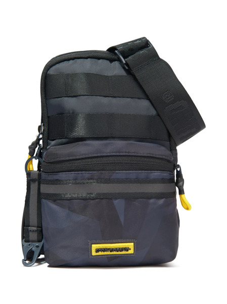  Sprayground Kid Embossed-logo Shoulder Bag - Black 