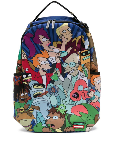  Sprayground Kid Futurama Backpack - Blue 