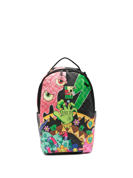  Sprayground Kid Graphic-print Backpack - Black 
