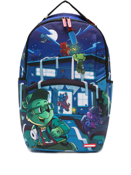  Sprayground Kid Graphic-print Backpack - Blue 
