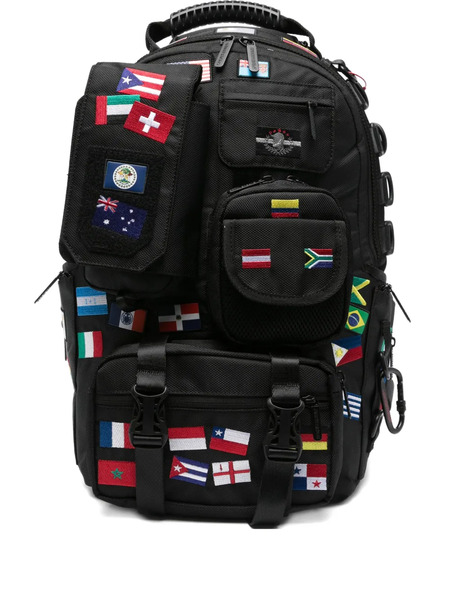  Sprayground Kid James Flags Backpack - Black 