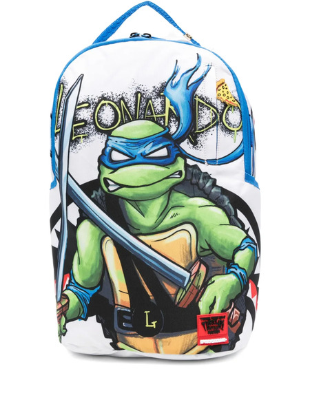  Sprayground Kid Leonardo Ninja Turtle Backpack - White 