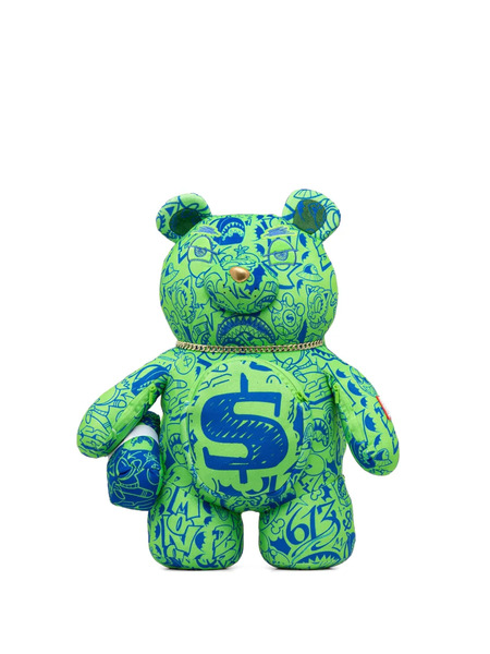  Sprayground Money Bear Backpack - Green 