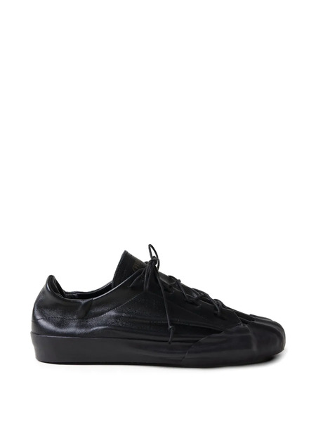  Springa Low-top Leather Sneakers - Black 