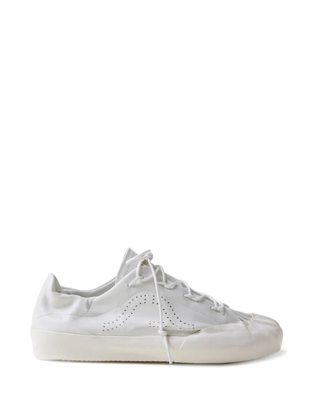 Springa Perforated Leather Sneakers - White 