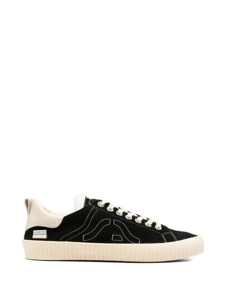  Springa Wavy Logo-appliqué Sneakers - Black 
