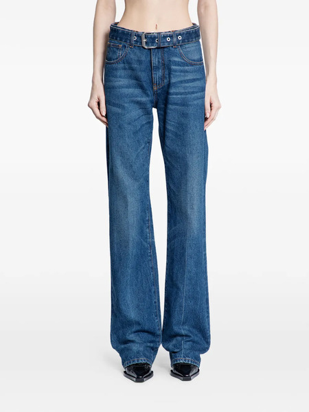  Ssheena Belted Denim Jeans - Blue 