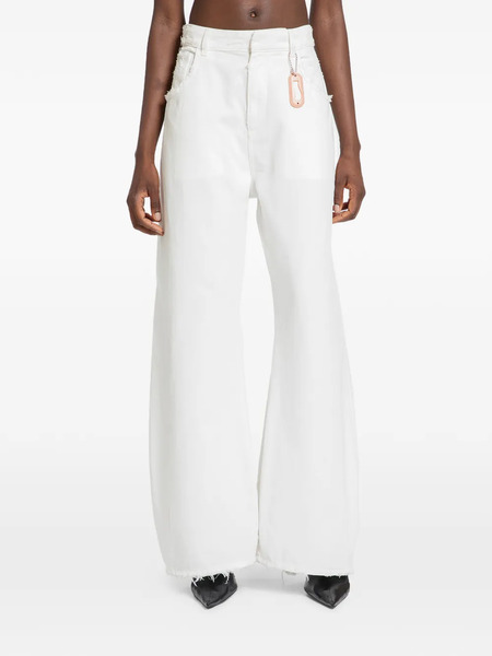  Ssheena Frayed Jade Jeans - White 