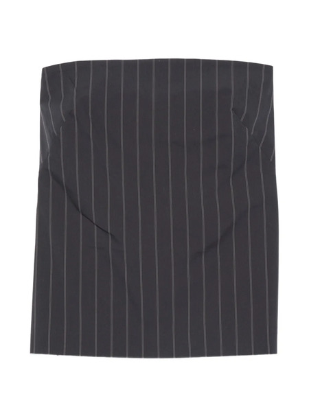  St. Agni Strapless Striped Top - Blue 