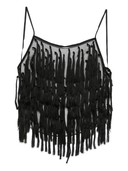  St. Agni Tie-up Top - Black 