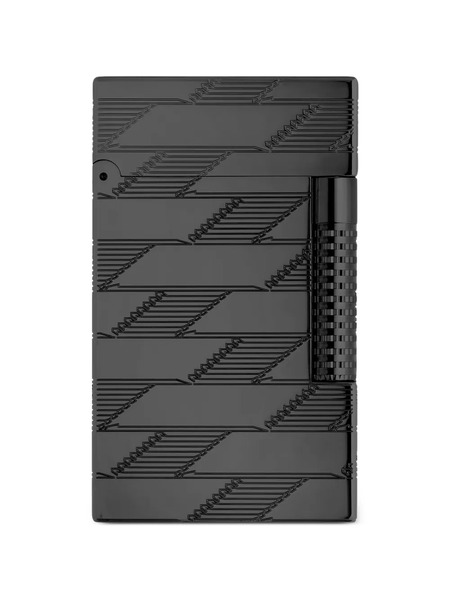  S.t. Dupont Embossed-logo Lighter - Black 