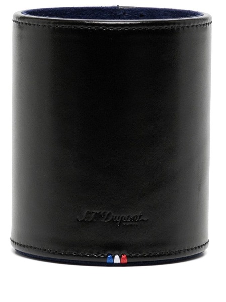  S.t. Dupont Line D Leather Pen Pot - Black 