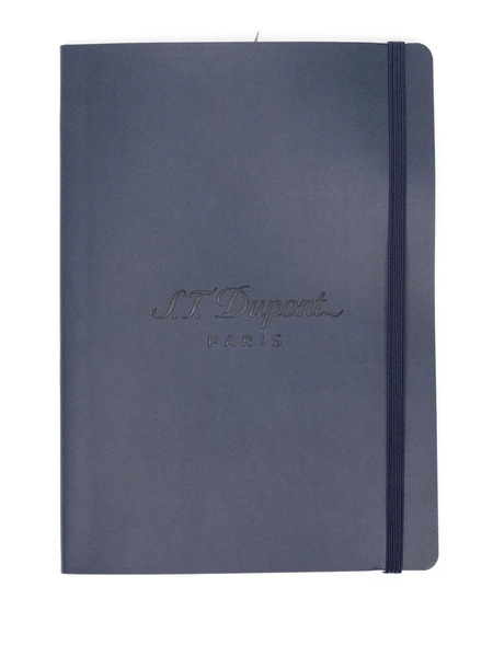  S.t. Dupont Logo-debossed Writing Notebook - Blue 