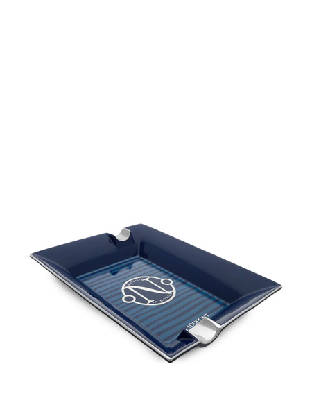  S.t. Dupont Striped-pattern Ashtray - Blue 