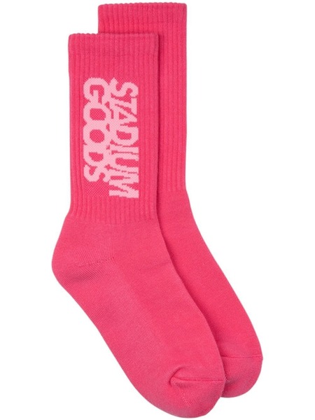  Stadium Goods® Crew-knit pink Socks 