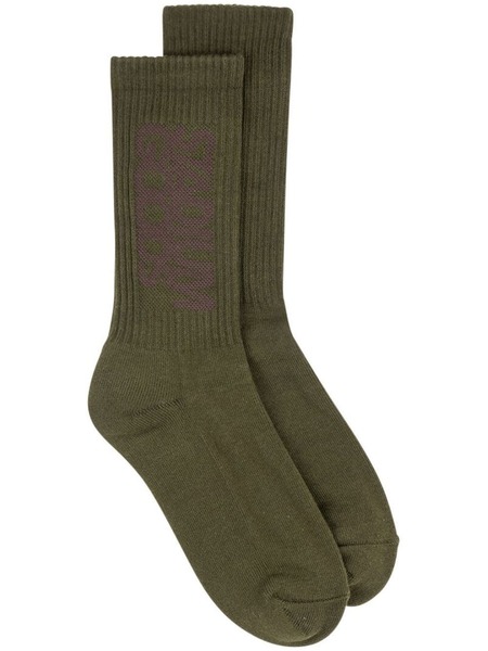  Stadium Goods® Ribbed Logo forest Socks - Green 