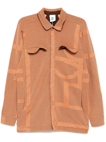  Stain Shade Cotton Shirt - Orange 
