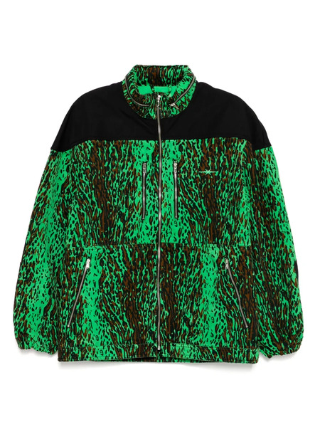  Stain Shade Leopard-print Jacket - Black 