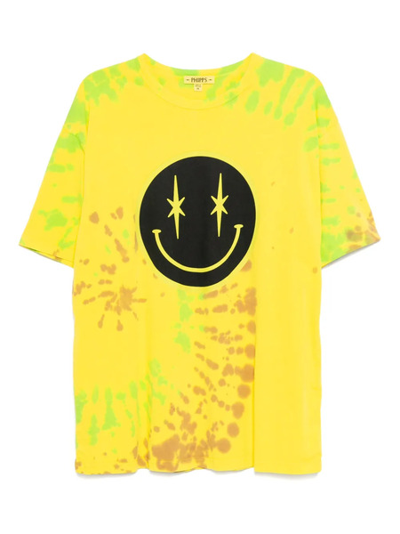  Stain Shade Tie-dye T-shirt - Yellow 
