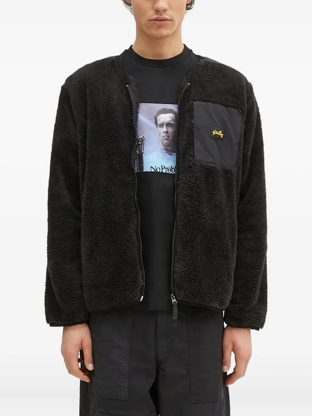  Stan Ray Fleece Panelled Jacket - Black 