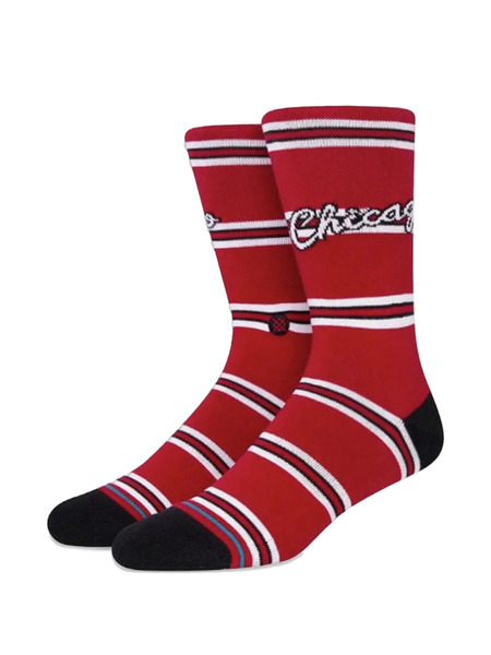 Stance X Nba Chicago Bulls Classic Socks - Red 