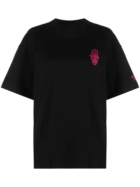  Stand Studio Motif-print Short-sleeve T-shirt - Black 