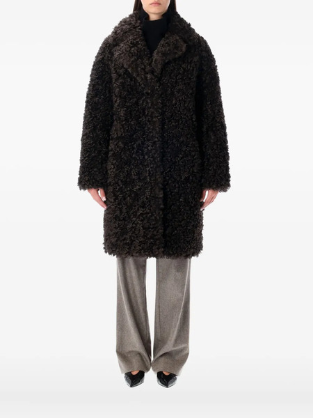  Stand Studio Textured Coat - Brown 