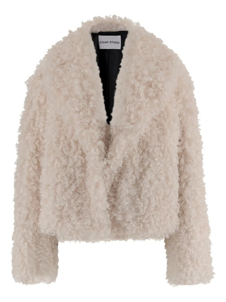  Stand Studio Wide-collar Jacket - Neutrals 