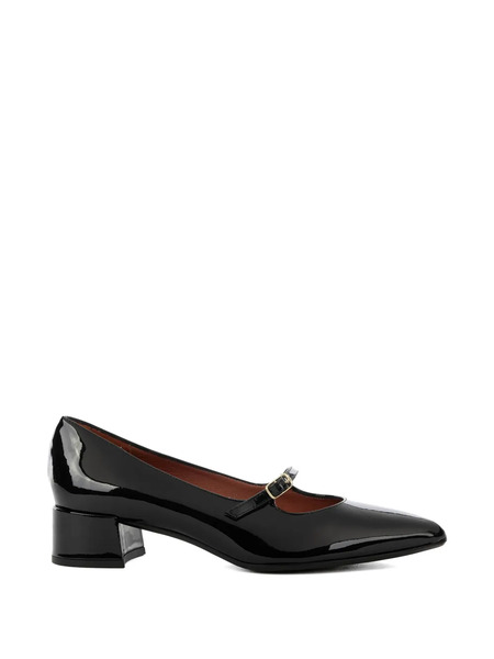  Status Pointed Leather Pumps - Black 