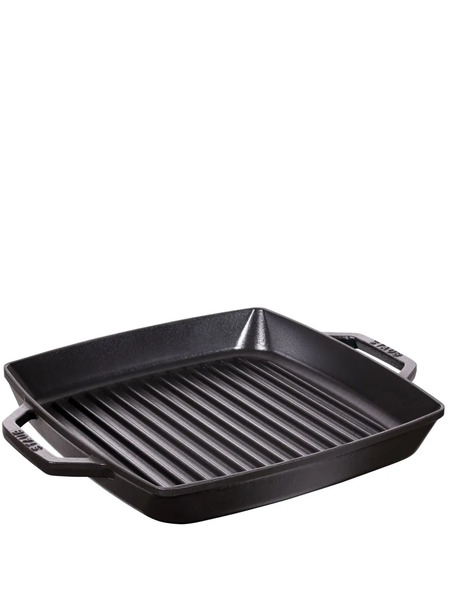 Staub Square Cast Iron Grill - Black 