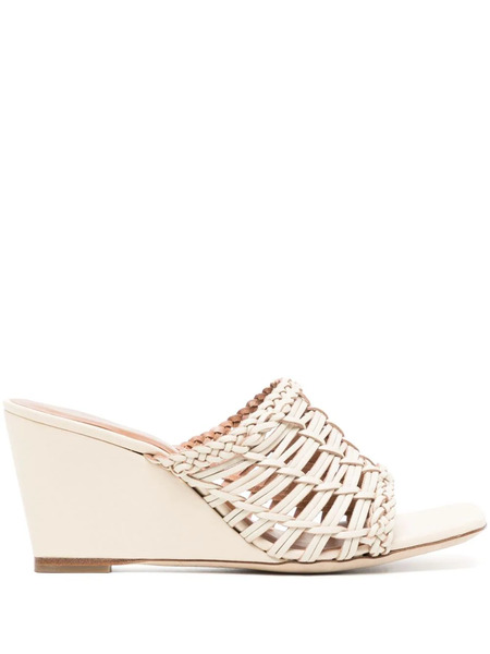  Staud Blair Wonven-design Wedge Sandals - Neutrals 