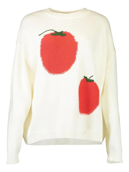  Staud Crewneck Sweater - Neutrals 